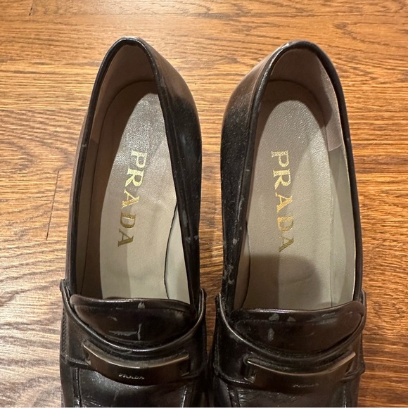 Prada Black Leather Heels - Picture 6 of 9